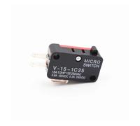 LTRAJUYNH Lot de 7 interrupteurs de Fin de Course momentanés V-15-1C25 SPDT 1NO 1NC à Levier à Galet