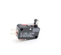 LTRAJUYNH Lot de 7 interrupteurs de Fin de Course momentanés V-155-1C25 SPDT 1NO 1NC à Levier à Galet