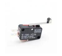 LTRAJUYNH Lot de 7 interrupteurs de Fin de Course momentanés V-156-1C25 SPDT 1NO 1NC à Levier à Galet