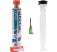 LTronics LF580 Pâte à souder sans plomb sans nettoyage 138 °C Sn42 Tin Bi58 Bismuth, kit de seringue 35 g
