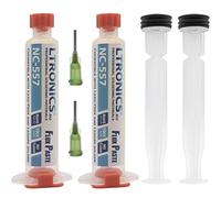 LTronics NC-557 Solder Flux Paste for SMD BGA PGA Soldering, 10cc Kit - Pack of 2
