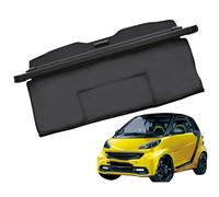 LTSRLL Housse de coffre arrière de voiture pour Smart Fortwo 2014 2015 2016 2017 2018 2019 2020 2021, étagère de coffre arrière rétractable