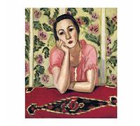 Ltt-Ydd-Ccl Henri Matisse“Chemisier rose”Post-Impressionnisme Impression sur Toile Mural Salon Impression d'art Toile Décorative Cadeau Pour Salon Ou Chambre(20x25cm-8x10inch,Sans Cadre)