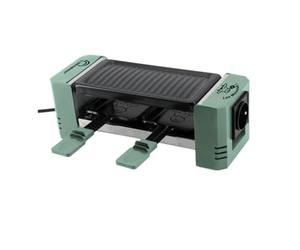 LTTLE BALANCE 8949 Happy Connect 2-4 Meuuuh…!, Raclette 1 ou 2 personnes, Assemblage en série de 4 appareils possibles, Sans PFAS, Antiadhésif, 320 W, Sapin