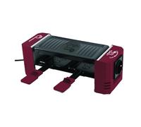 LTTLE BALANCE 8950 Happy Connect 2-4 Meuuuh…!, Raclette 1 ou 2 personnes, Assemblage en série de 4 appareils possibles, Sans PFAS, Antiadhésif, 320 W, Piment