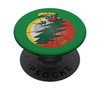 LTU BB Globe by Lituania Strong Apparel PopSockets PopGrip Adhésif