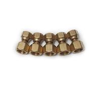 LTWFITTING 1/2-Pouce OD x 3/8-Pouce OD Fusée Pivotant écrou Union Réduire Forgé de Tuyau Raccord en Laiton (paquet de 5)