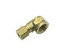 LTWFITTING 1/4-Pouce OD x 1/4-Pouce Femelle NPT 90o Compression Coude Raccord en Laiton (paquet de 25)