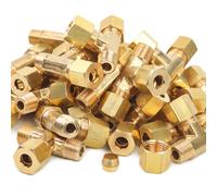 LTWFITTING 1/4-Pouce OD x 1/4-Pouce OD x 1/8-Pouce Male NPT Compression Té Raccord en Laiton (paquet de 25)