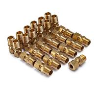 LTWFITTING 5/16-Pouce OD x 1/4-Pouce Male NPT Compression Connecteur Raccord en Laiton (paquet de 25)