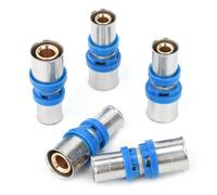 LTWFITTING Lot de 5 raccords réduits de 20 x 16 mm pour tuyau composite multicouche avec joints toriques