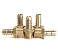 LTWFITTING Messing Fittings Anschluss 1/2" Außengewinde IG x 1/2"(12 mm) Schlauch (5 Stück)