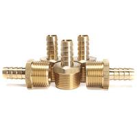 LTWFITTING Messing Fittings Anschluss 3/4" Außengewinde IG x 1/2"(12 mm) Schlauch (5 Stück)