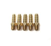 LTWFITTING Raccords en Laiton 1/8" Mâle R x 8 mm pour Durites(5 Pièces)