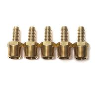 LTWFITTING Raccords en Laiton 3/8" Mâle R x 8 mm pour Durites(5 Pièces)