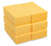 LTWHOME 190 x 100 x 50mm Grande Cellulose Multi-usages Scrub éponge, Outil de Nettoyage de Voiture, éponge de Nettoyage, éponge pour Utilisation Domestique (Lot de 6)