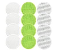 LTWHOME 22cm Replacement Tampons de Vadrouille Ensemble pour Bissell Spinwave 2039A 2124, Elicto ES-200, ES-530 (Lot de 12)