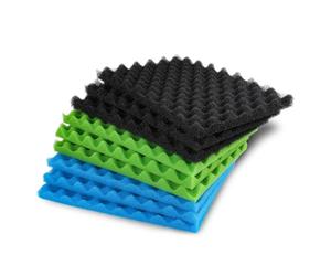LTWHOME 43 x 28cm Média en Mousse Filtration Eponge pour Etang à Poisson (Paquet 3 Ensembles)