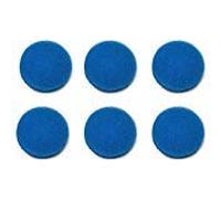 LTWHOME Compatible Bleu Grossier Mousseux Média Filtration Tapis Convient pour Eheim Ecco Pro 130/200/300 Ecco 2232/2234/2236 (Paquet de 6)