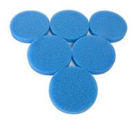 LTWHOME Compatible Bleu Mousse Médias Filter Pads Appropriés Convient pour Eheim Classic 2217/600 2616171(Pack de 6)