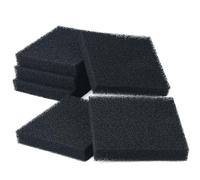 LTWHOME Compatible Carbone Filtres en Mousse Convient pour Bloc Aquarium s'adapte Juwel Jumbo/BioFlow 8.0 Filtre (Pack de 6)