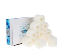 LTWHOME Compatible Mousse de Filtre Convient pour Eheim 2618080 Cartridges Aquaball 2208-2212/60-180,Biopower 160-240 et Eheim Prefilter 4004320 (Paquet de 12)