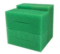 LTWHOME Compatible Mousse de Filtre Grossière Verte Remplacement Convient pour Oase Biotec 12 56739 (Paquet de 4)