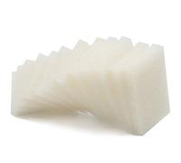 LTWHOME Compatible Mousseux Filtration Tapis Convient pour Fluval 2 Plus 2+(Paquet de 12)