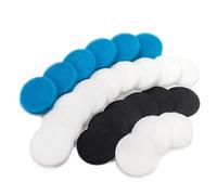 LTWHOME Compatible Paquet de Valeur Filtre de Carbone, Filtre Grossier et Tampons Filtrants Bien Ensemble Convient pour Le Eheim Classic 2213/250 2616131 (Paquet de 24)