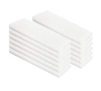 LTWHOME Compatible Polyester Filtration Tapis Convient pour Fluval 3 Plus + Filtres(Paquet de 12)