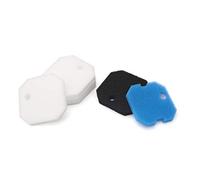 LTWHOME Remplacement Carboné Grossier et Excellent Filtration Tapis Ensemble pour Eheim Professionnel 2222/2324 et Expérience 150/250/250T (Paquet de 8pcs,1 Ensemble)