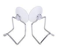 LTWHOME Support d'éponge de Tasse d'aspiration d'acier Inoxydable pour Cuisine,Salle de Bain(Paquet de 2)