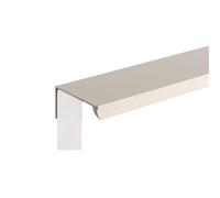 LTYKNGH Hidden Drawer Handle Longue poignée de meuble Invisible en alliage d'aluminium, poignées d'armoire, boutons tiroir, cuisine(Right Angle-Grey,Length 500mm)