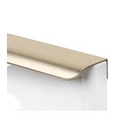 LTYKNGH Hidden Drawer Handle Poignée de porte Invisible, moderne et minimaliste, boutons tiroir, placard, cuisine, poignée cachée, quincaillerie meubles(Brushed Gold,Length-120mm)