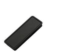 LTYKNGH Hidden Drawer Handle Poignées cachées de porte coulissante en alliage Zinc, boutons d'armoire encastrés invisibles, quincaillerie poignée meuble(Black 128mm)