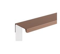 LTYKNGH Hidden Drawer Handle Poignées d'armoire de cuisine cachées, poignée placard en alliage d'aluminium, bouton porte garde-robe coloré et quincaillerie meubles(Coffee-Square,64mm)
