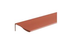 LTYKNGH Hidden Drawer Handle Poignées de meubles couleur en alliage d'aluminium, longues poignées d'armoire cachées, boutons tiroir, quincaillerie porte(Arc Corner-Orange,Length 1000mm)