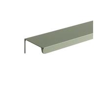 LTYKNGH Hidden Drawer Handle Poignées de meubles couleur en alliage d'aluminium, longues poignées d'armoire cachées, boutons tiroir, quincaillerie porte(Right Angle-Green,Length 600mm)