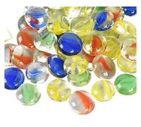 LTYKNGH Pierres Décoratives pour Aquarium Ornement de Maison, Pierre Artisanale Plate, Accessoires décoration, marbres, Pierres Verre, Perles d'aquarium
