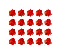 LTYKNGH Pierres Décoratives pour Aquarium Pierre précieuse en Cristal 18x25mm, 50/100 pièces, Roches de Glace concassées, Pierre colorée for Aquarium