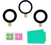 LTZGO 2 pièces Lentilles en Verre Compatible avec iPhone 12 Pro Max Len Verre Caméra Arrière Appareil Photo Objectif de Remplacement Réparation Rechange Lentille avec Adhésif pré-installé