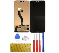 LTZGO Écran LCD Compatible avec Huawei P20 Pro TFT-LCD Noir Vitre Tactile Display Remplacement Digitizer Touche Ecran Assembly Affichage avec Kit D’Outils Complet De Réparation(sans Cadre)