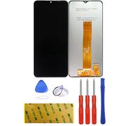 LTZGO Écran LCD Compatible pour Samsung Galaxy A12 A125 SM-A125F/DSN/DS, SM-A125F Noir Vitre Tactile Display De Réparation Rechange Digitizer Complet Ensemble Outil Kit 3M Adhésif - sans Cadre