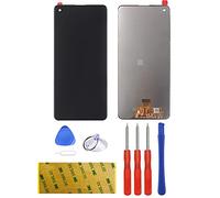 LTZGO Écran Tactile LCD Compatible avec Samsung Galaxy A21S SM-A217F SM-A217M Noir Vitre De Remplacement Touche Écran D’Affichage avec Kit Adhésif 3M, D’Outils Complet De Réparation(sans Cadre)