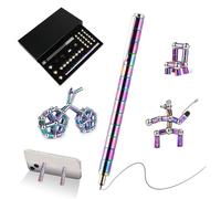 LTZGO Stylo Magnétique Aimanté, Fidget Pen, Créatifs Drôle Magic Pen, Stress Reducer Relief, Stylo Cadeau Pour Hommes, Femmes, Enfants, Adolescents, Papa - Multicolore