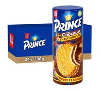 LU - 12 paquets de Prince - Biscuits fourrés au chocolat au blé complet - (12x300g)