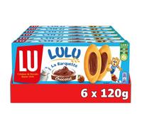 LU - 18 sachets de LuLu La Barquette - Biscuits au chocolat - (6x120g)