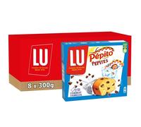 LU - 8 boîtes de 10 sachets de Pépito - Biscuits Moelleux aux Pépites de Chocolat - Format Pocket - (80x30g)