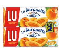 LU - Barquette Abricot Chatons 240G - Lot De 4 - Vendu Par Lot