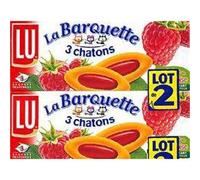 LU BARQUETTE - Barquette Framboise 240G - Lot De 4